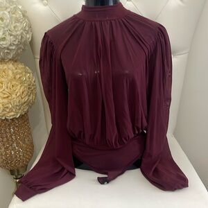 New womens see threw body suit